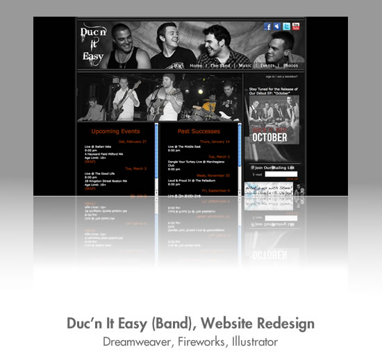 duc'n it easy events page
