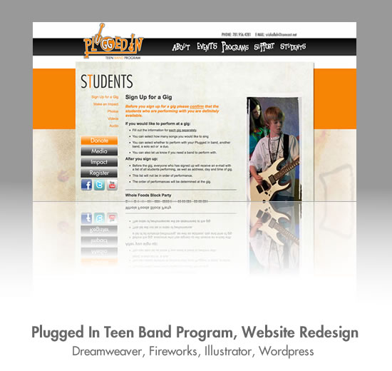 plugged in interior page