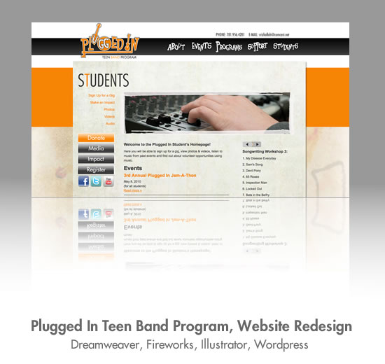 plugged in students page