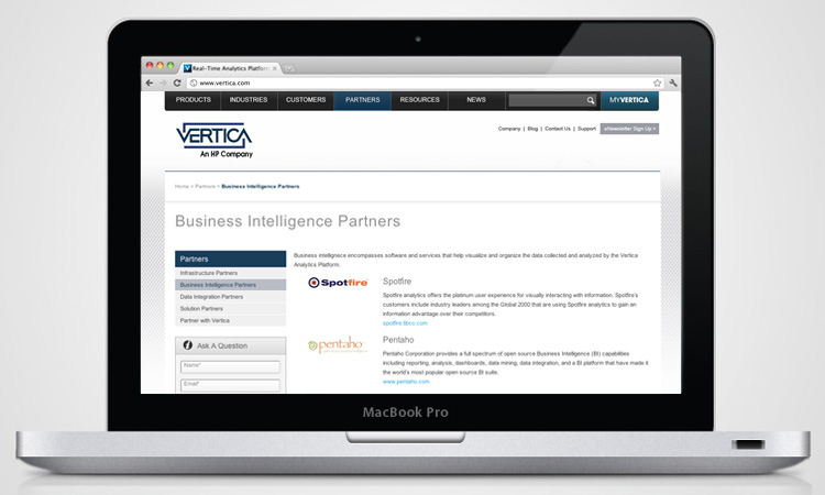 Vertica Web 3 1x